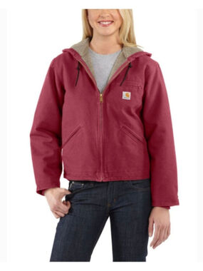 Carhartt hooded jacket pink WJ141 824 Large